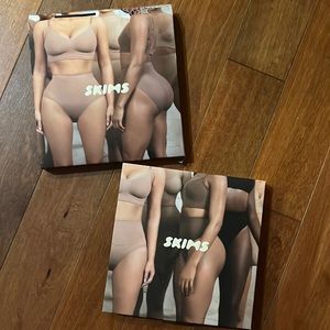 SKIMS mid waist brief + core control brief, XXS/XS, tried on once!